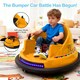 image 2 of Alivio Remote Control Bumper Car for Kids, 360° Spin with Lights, Music & Safety Belt (Yellow)