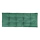 image 1 of OHS Outdoor 2 Seater Bench Cushion Garden Furniture Seat, 40x110cm - Green