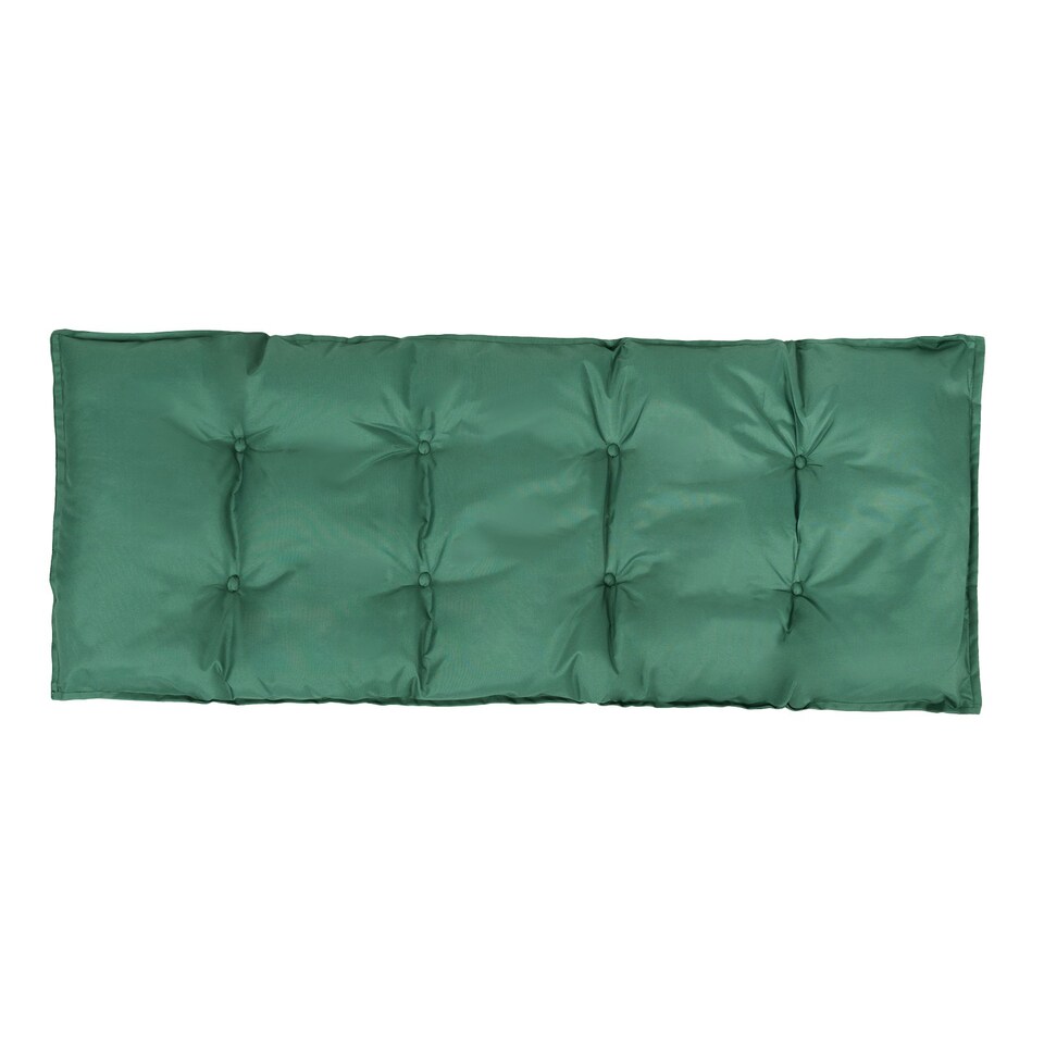 image 1 of OHS Outdoor 2 Seater Bench Cushion Garden Furniture Seat, 40x110cm - Green