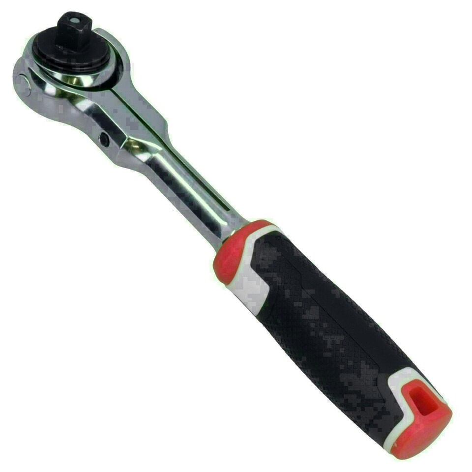 image 1 of 3/8" Drive Flexi Swivel Head Twister Reversible Ratchet Rotating Head