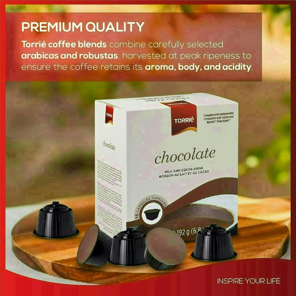 image 1 of Hot Chocolate - Dolce Gusto ® Compatible Coffee Machine Capsules (80 Pods)
