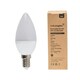 image 1 of ValueLights 4 Pack Dimmable E14 White Plastic Candle LED 5W Warm White 3000K 400lm Light Bulb