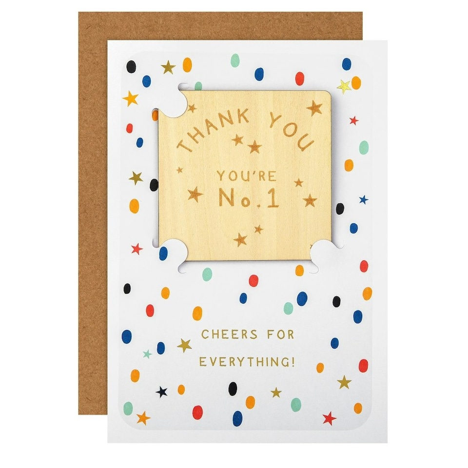 image 1 of My Cuppa Tea' Polka Dots & Keepsake Coaster Father's Day Card