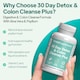 image 2 of 30 Day Detox & Colon Cleanse Plus - 90 Capsules