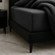 image 1 of Teddy Fitted Sheet 30cm Extra Deep Soft Cuddly Soft Touch Bedding Black | Small Double