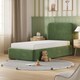 image 2 of Visco Therapy Kids Pocket Sprung Mattress 15cm - Medium Comfort, UK Made | White | White | Single | 1