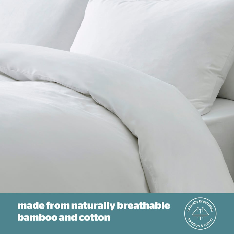 image 1 of Silentnight Restore Cooling Duvet Set, Luxurious Bamboo & Cotton Blend, Double