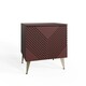 image 1 of Frank Olsen Ava Lamp / Side Table Purple | Mulberry