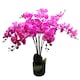 image 1 of 85cm Artificial Dark Pink Deluxe Bush Orchid - Realistic