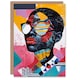 image 1 of Pattern Fashion Love Colourful Modern Him Her Birthday Card