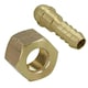 image 1 of Welding Gas Hose Connector 3/8 Hose Tail with 3/8 BSP Left Handed Thread 1pc