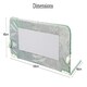 image 5 of Safetots Deluxe Soft Touch Denim Bed Rail, Natural 100cm Wide x 40cm Tall, Toddler Bed Guard For Safety