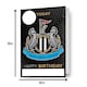 image 2 of Newcastle United FC Personalise Birthday Card With Sticker Sheet
