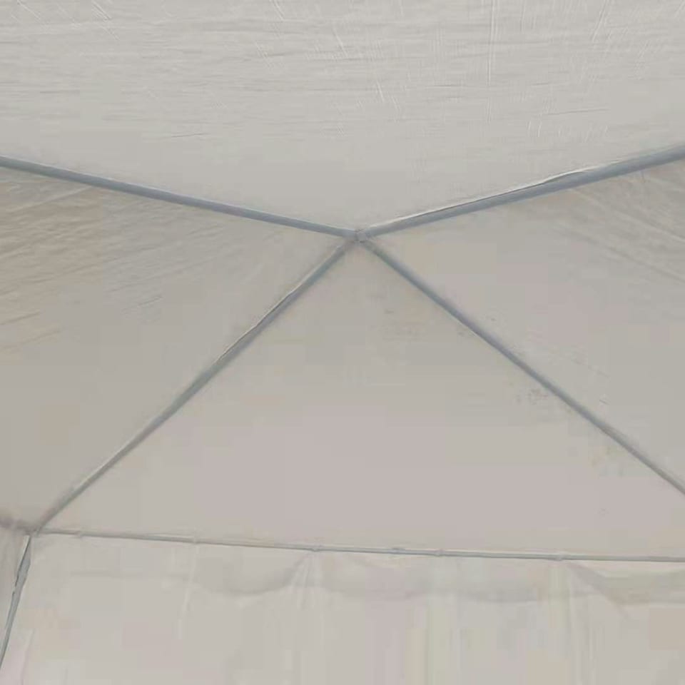 image 1 of Oypla 3m x 3m White Waterproof Garden Gazebo Marquee Awning Tent
