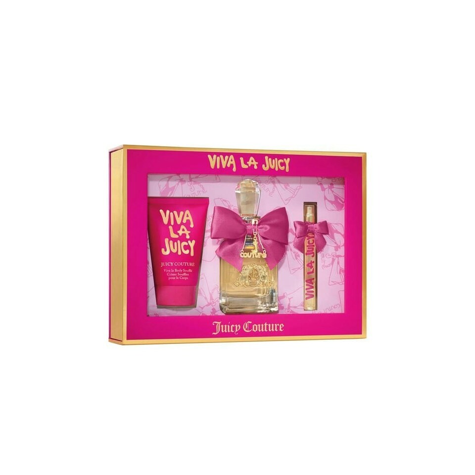 Viva La Juicy 50ml EDP Spray +10ml EDP Mini +125ml Body Souffle Tesco Groceries