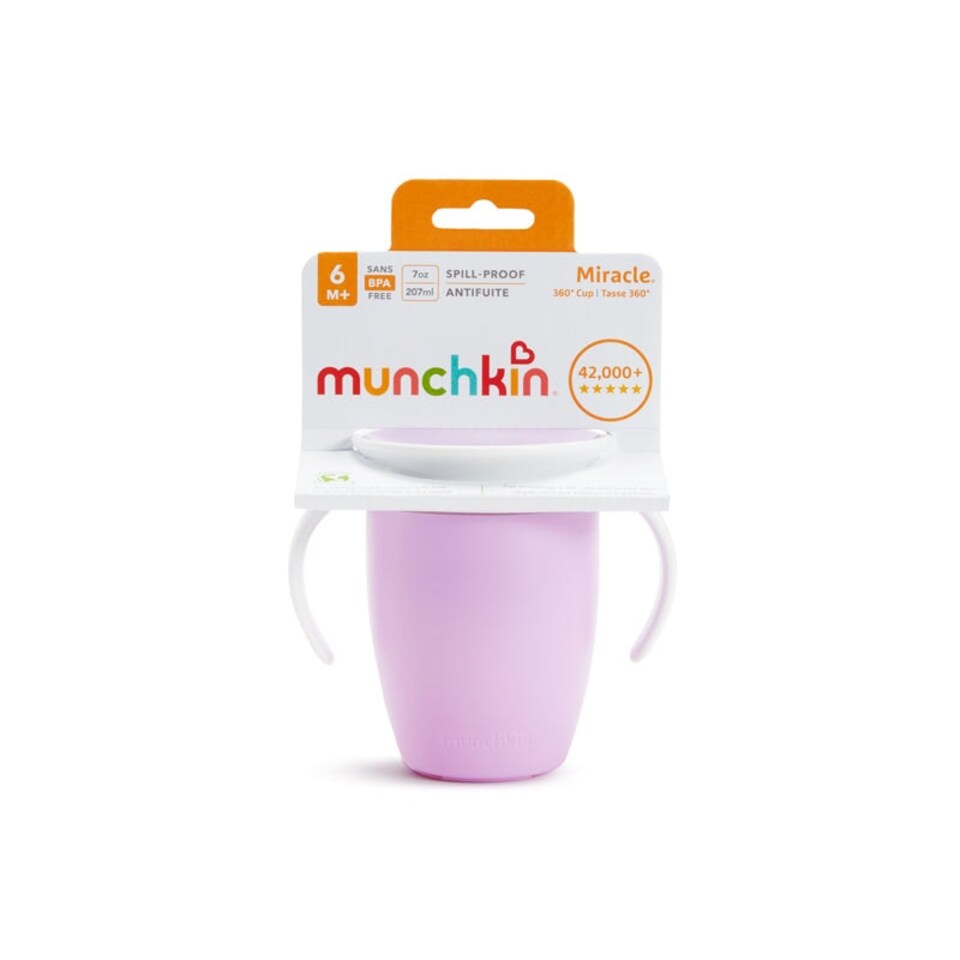 image 1 of Munchkin Miracle Trainer Cup 7Oz - Purple