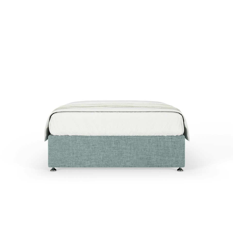 image 1 of Memory Maestro Memory Foam Duckegg Linen Divan Set King Size