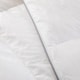 image 3 of Luxury 13.5 Tog Duck Feather And Down Duvet 100% Cotton Cover Super King White