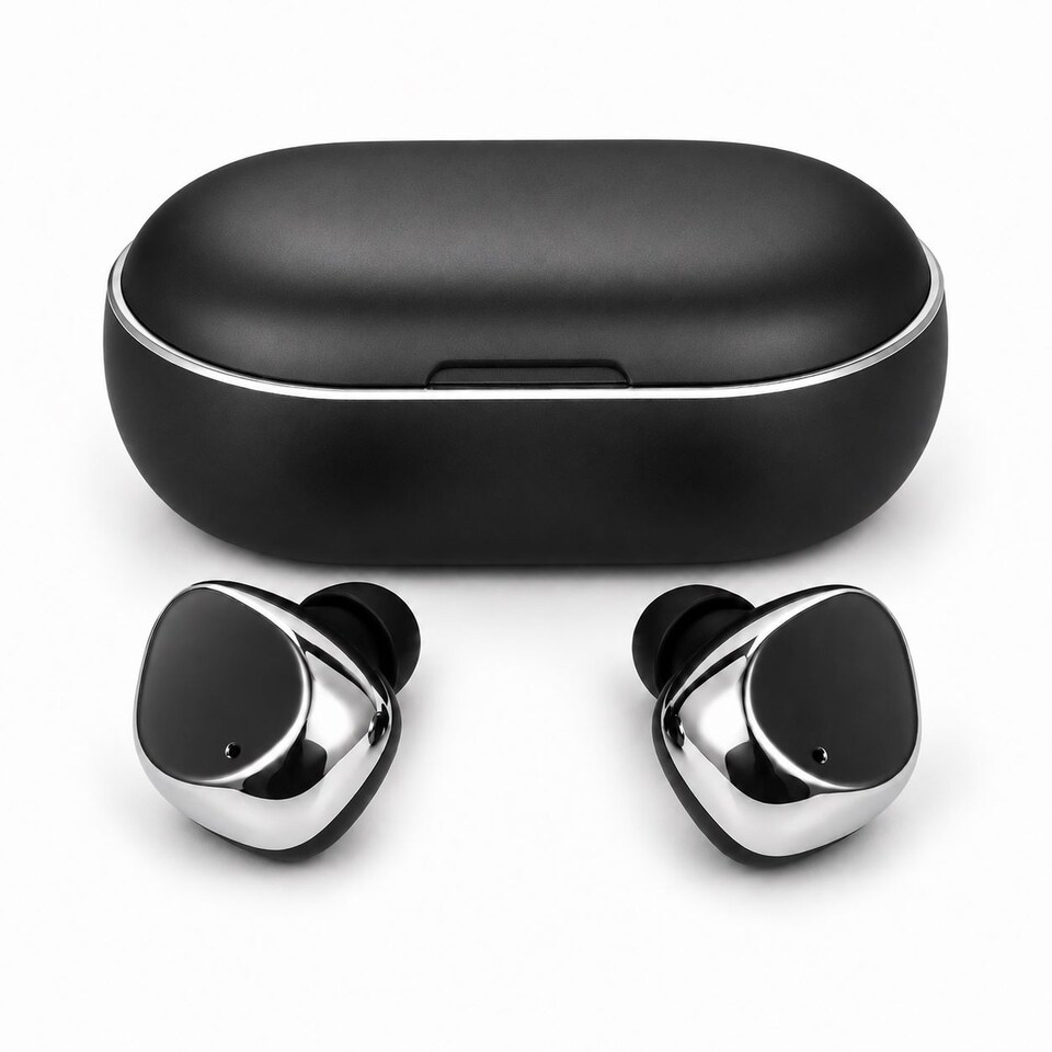 image 1 of Krane & Bauer Hurricane Wireless In-Ear Headphones, Black