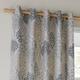 image 2 of Wylder Ophelia Floral Jacquard Room Darkening Eyelet Curtain Pair Wedgewood (W)229cmx (D)137cm | Multi | Wedgewood | One Size
