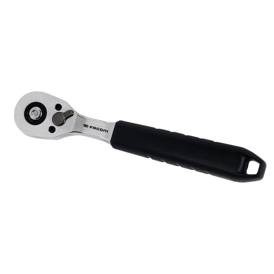image 1 of Facom RL.151 Slim Pear Head Ratchet 1/4 Inch Drive - 72-Tooth, Ergonomic Handle