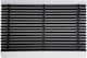 image 4 of Nicoman Aluminium Door Mat with Slats & Black Brushes