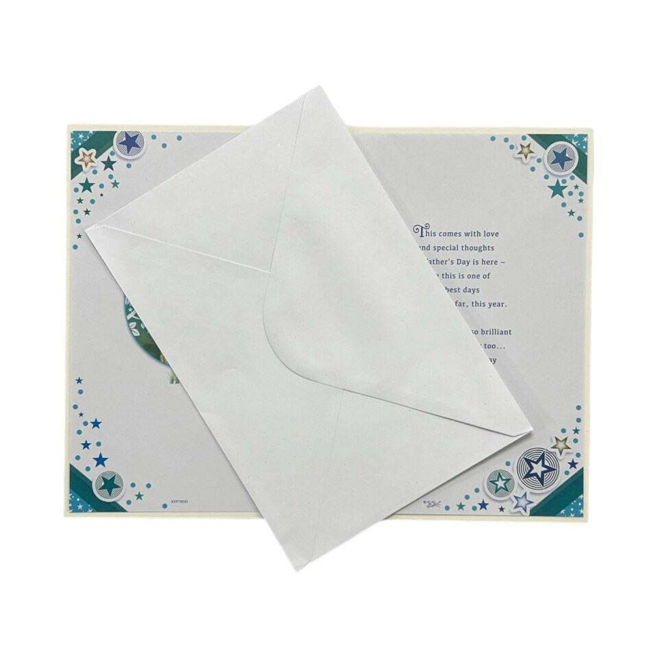 image 1 of For A Special Daddy Teddy With Laptop Design Father's Day Card