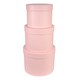 image 2 of Round Pale Pink Hat Boxes - Pack of 3
