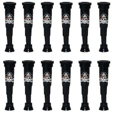 Black Mini Pirate Telescopes - Pack of 12