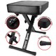 image 3 of RockJam Keyboard Bench with Lessons | Black