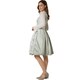 image 3 of Midi-Dirndl Klara Womens Oktoberfest Fancy Dress Costume | Green | mint | 1