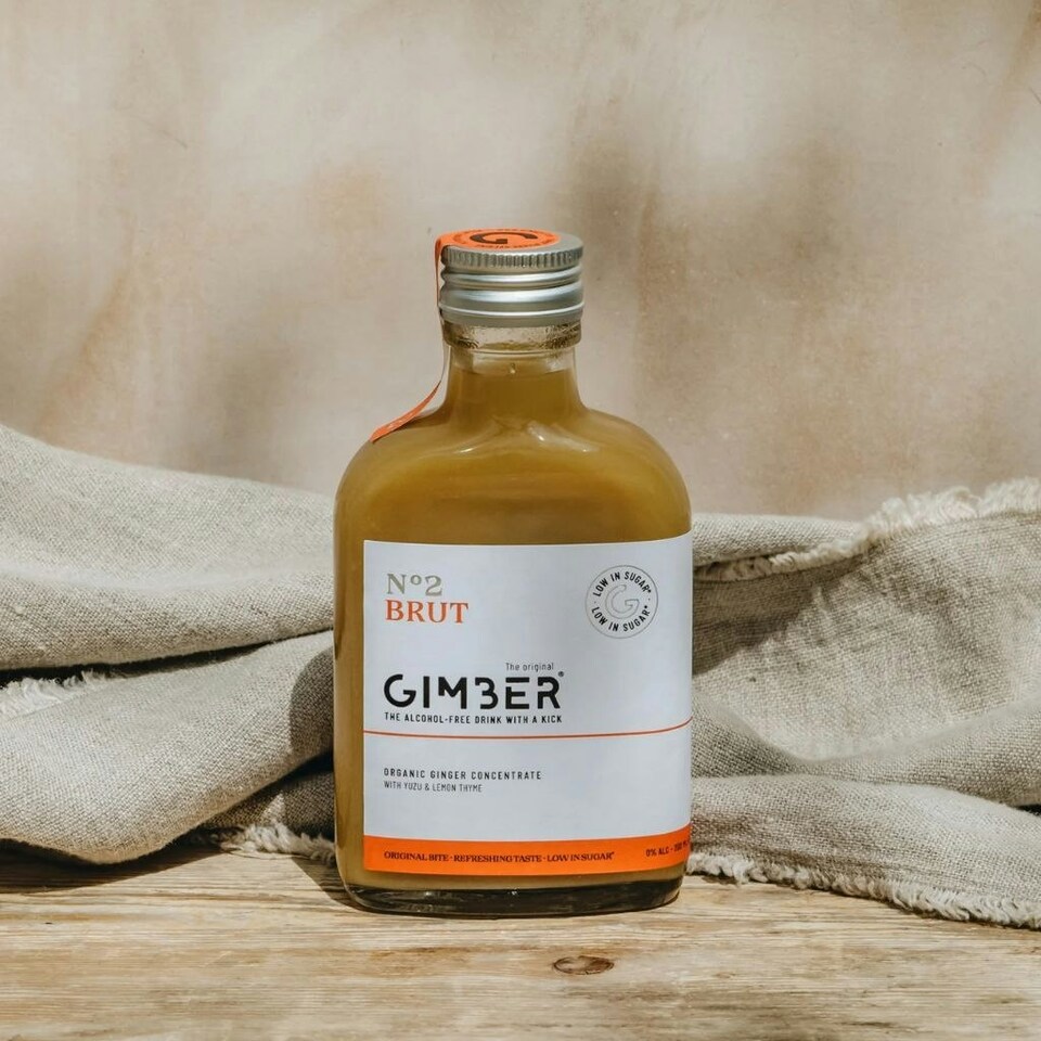 image 1 of Gimber Organic Alcohol Free Ginger Drink Brut 200ml
