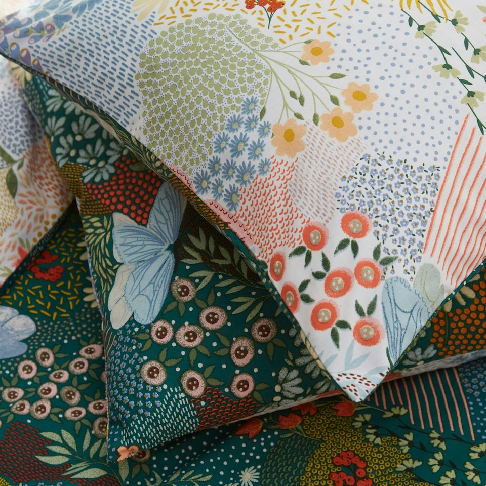 image 1 of furn. Forage Floral Super King Duvet Cover Set