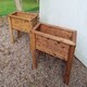 image 1 of Wiltshire (Raised) 2pc Medium Trough Set - W82 x D41 x H72 Brown