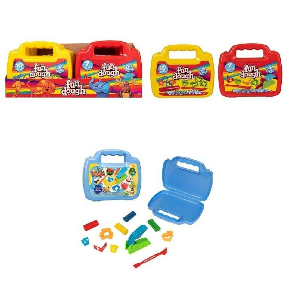 image 1 of Mini Play Dough Designer Set in Carry Case
