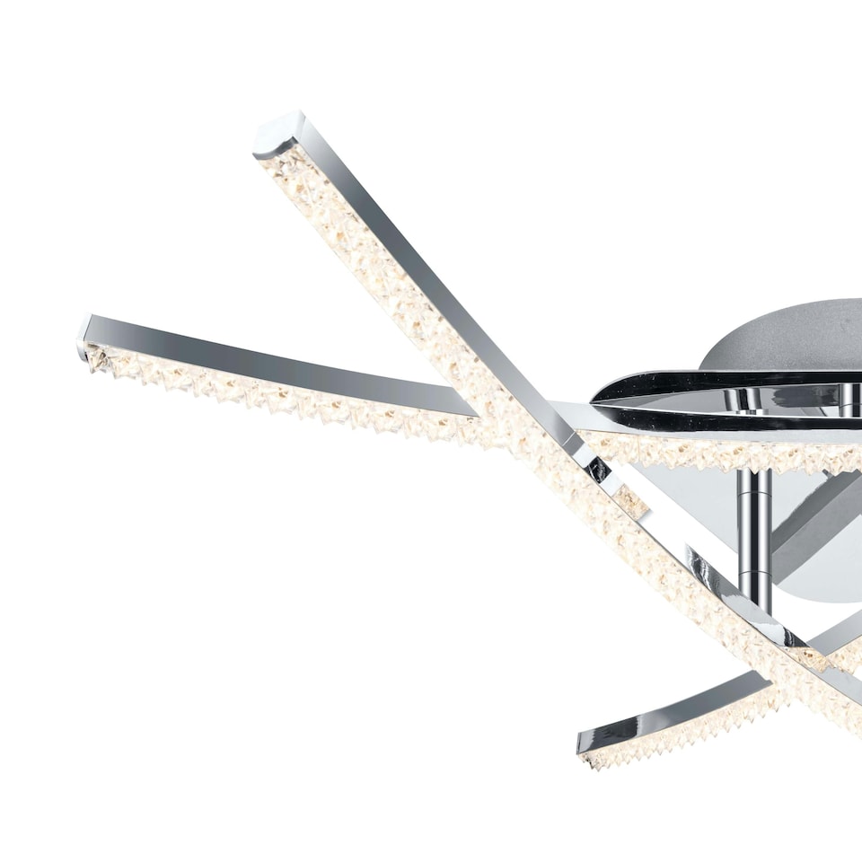 image 1 of COSYLYTE Samford 3 Light LED  Beaded Ceiling Light Chrome