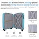 image 3 of 3 Piece Suitcase Set | Vanity Case + Cabin + Expandable Large Luggage