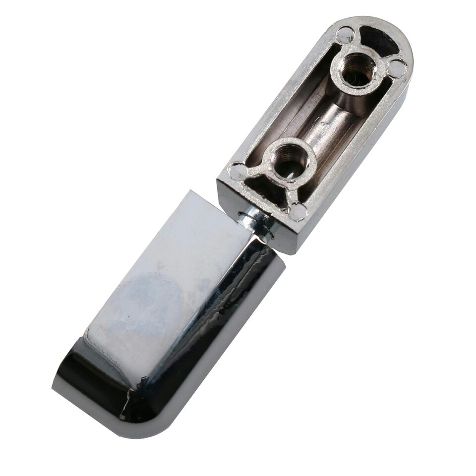 image 1 of Lift Off Chrome Knuckle Hinge Concealed Fixing 16x76mm Heavy Duty Industrial Silver