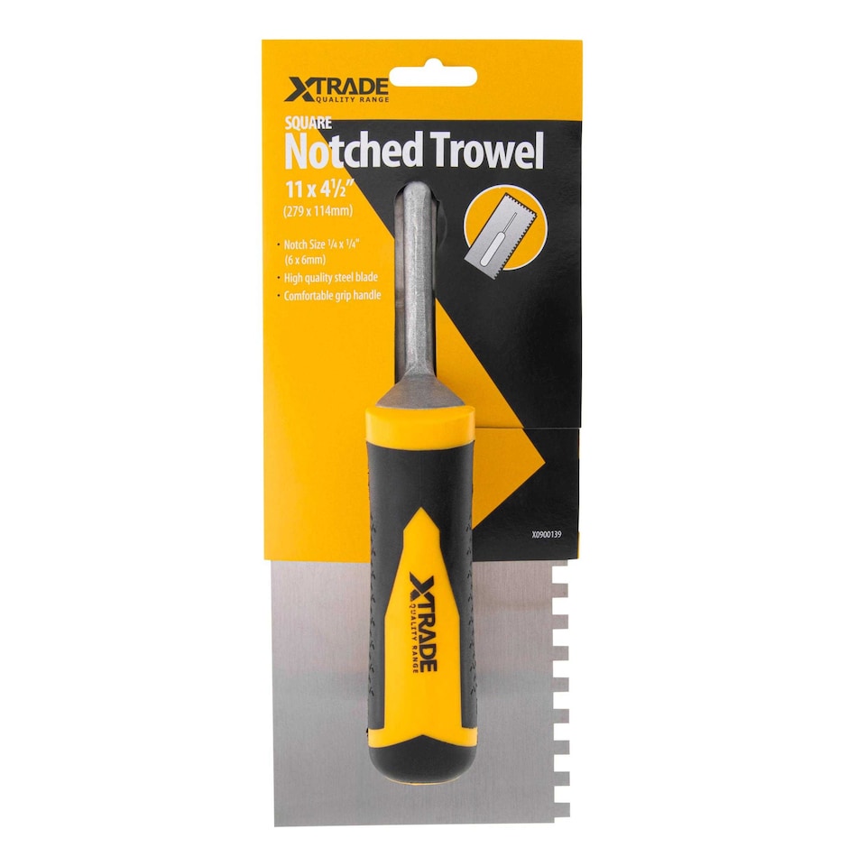 XTrade Square Notch Trowel - Tesco Groceries
