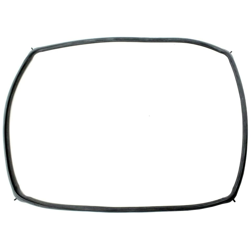 image 1 of SPARES2GO Oven Door Seal Gasket + Corner Clips compatible with Siemens Cooker 480 x 350 mm