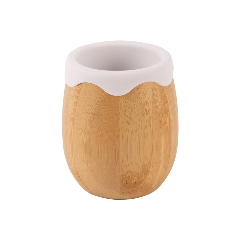 image 1 of Tiny Dining Bamboo Baby Trainer Cup - 130ml - White White