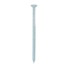 Timco - Twin-Threaded Woodscrews - PZ - Double Countersunk - Zinc (Size 12 x 4 - 100 Pieces)