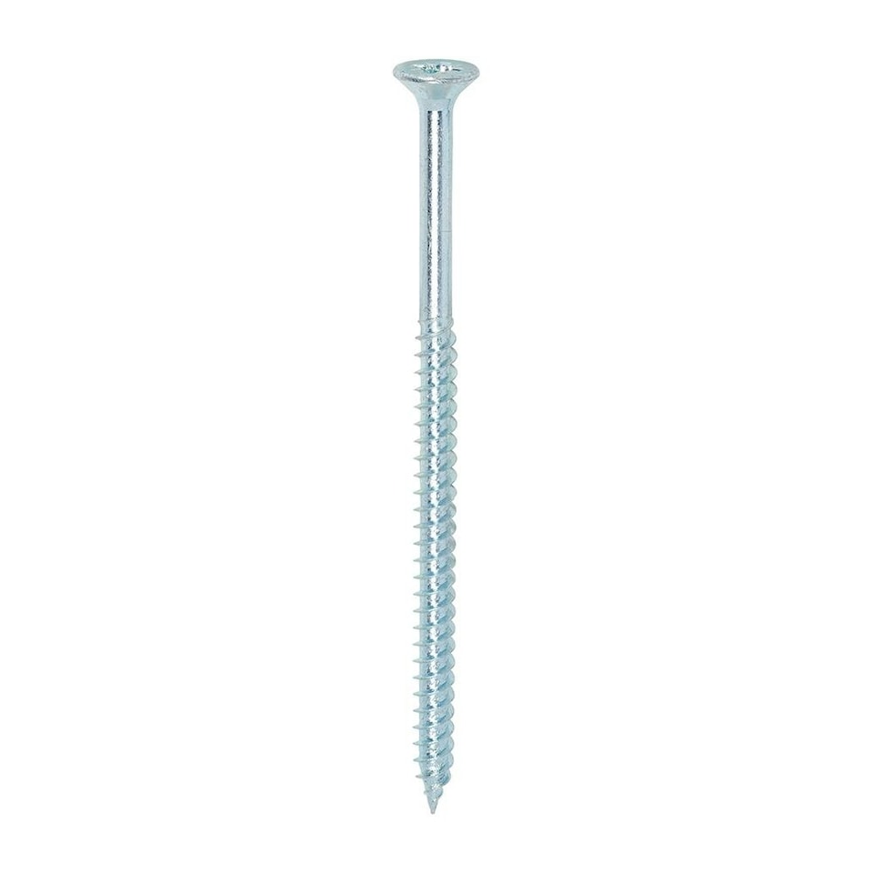 image 1 of Timco - Twin-Threaded Woodscrews - PZ - Double Countersunk - Zinc (Size 12 x 4 - 100 Pieces)