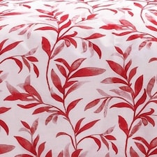 Ellie Duvet Cover Set - Double - Red