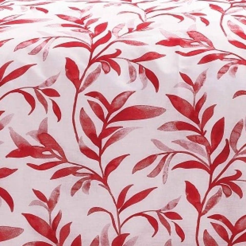 image 1 of Ellie Duvet Cover Set - Double - Red