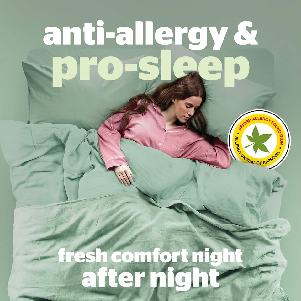 image 1 of Silentnight Anti-Allergy Ultimate Mattress Topper 1200, 12cm Deep