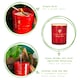 image 3 of Nicola Spring Soy Wax Scented Candle - 130g - Wild Fig & Cassis | Red | Red