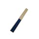 image 4 of Navy Blue Paper Foldable Hand Held Bamboo Wooden Fan by Parev