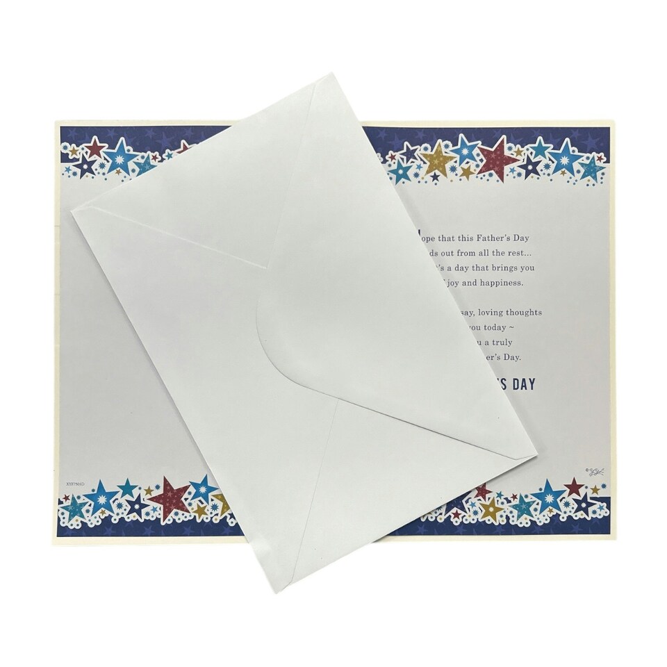 image 1 of Especially For You Star Burst Design Father's Day Card