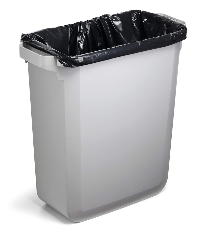 image 1 of Durable 60L Waste Bin Green | Rectangular Recycling Bin | Food Bin | DURABIN | Green